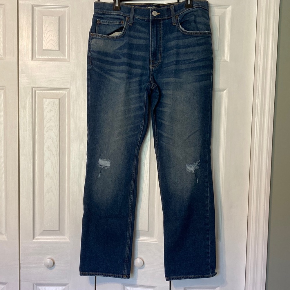 Mens Goodfellow Distressed Jeans, 36x32